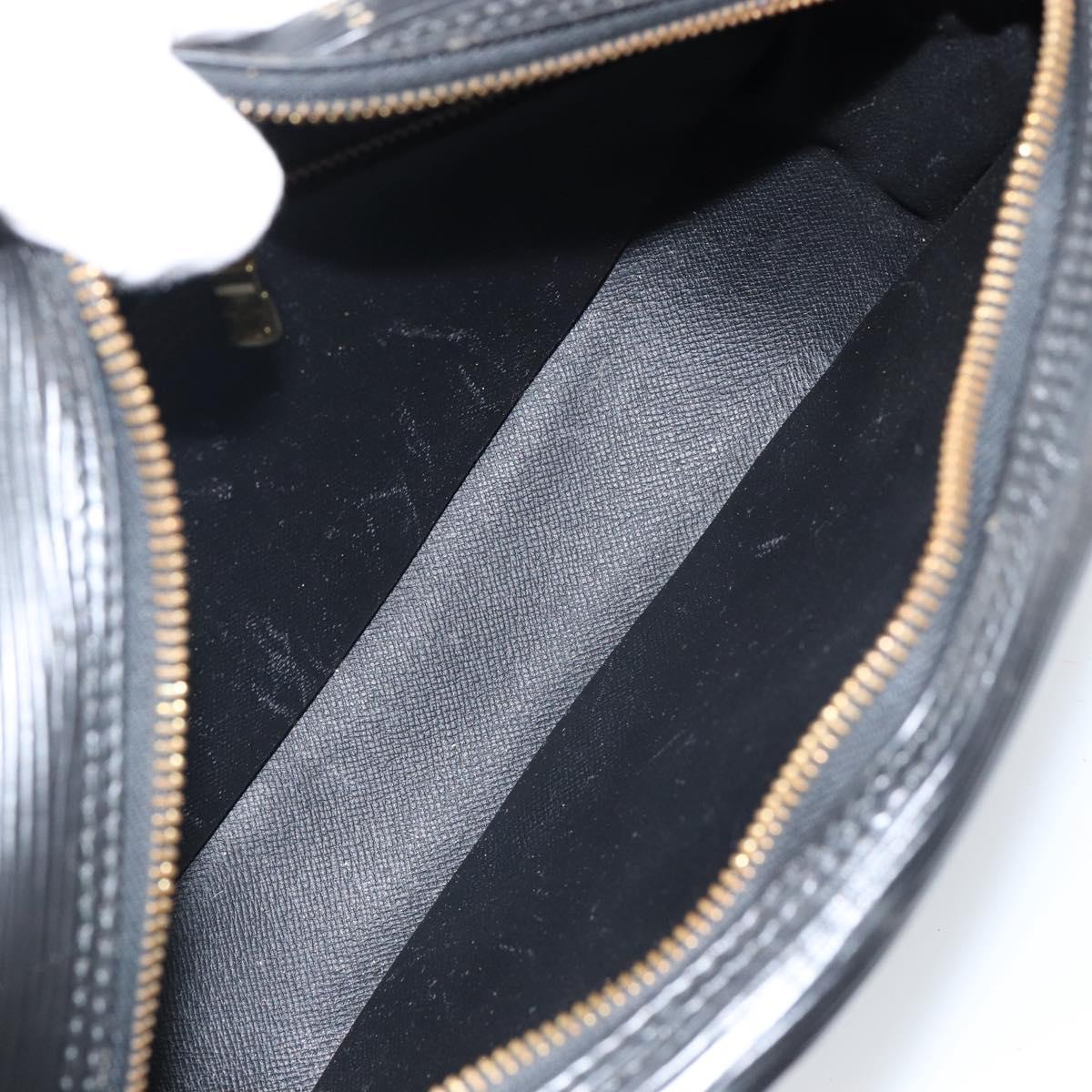 LOUIS VUITTON Epi Jeune Fille MM Shoulder Bag Black M52152 LV Auth 144505