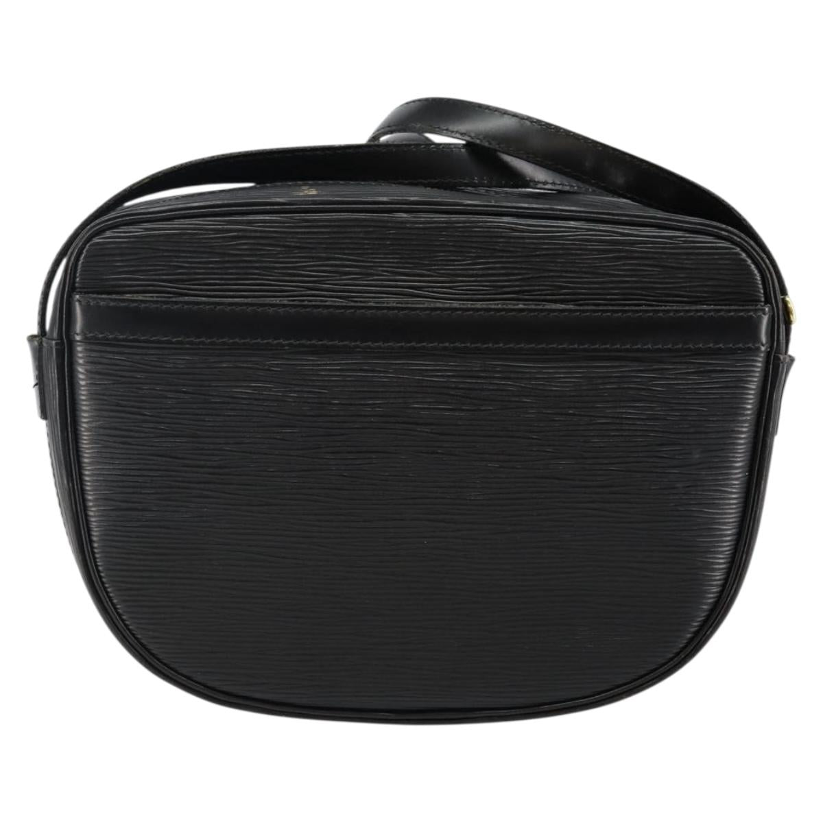 LOUIS VUITTON Epi Jeune Fille MM Shoulder Bag Black M52152 LV Auth 144505