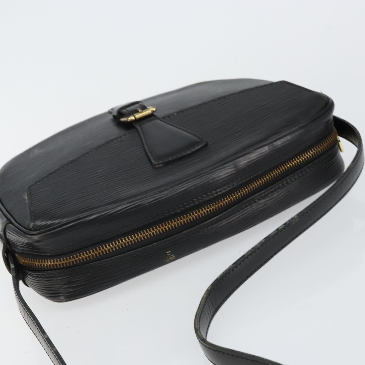 LOUIS VUITTON Epi Jeune Fille MM Shoulder Bag Black M52152 LV Auth 144505