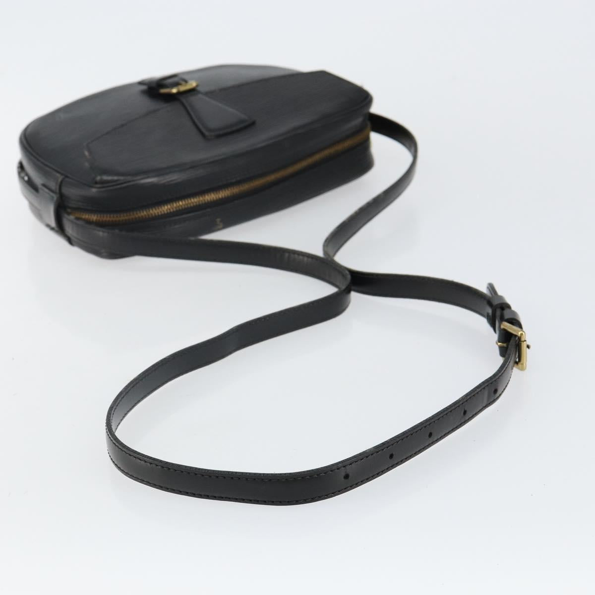 LOUIS VUITTON Epi Jeune Fille MM Shoulder Bag Black M52152 LV Auth 144505