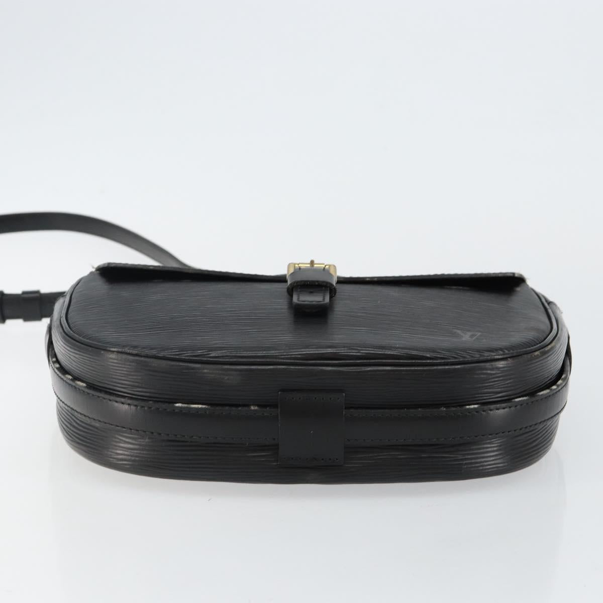 LOUIS VUITTON Epi Jeune Fille MM Shoulder Bag Black M52152 LV Auth 144505A