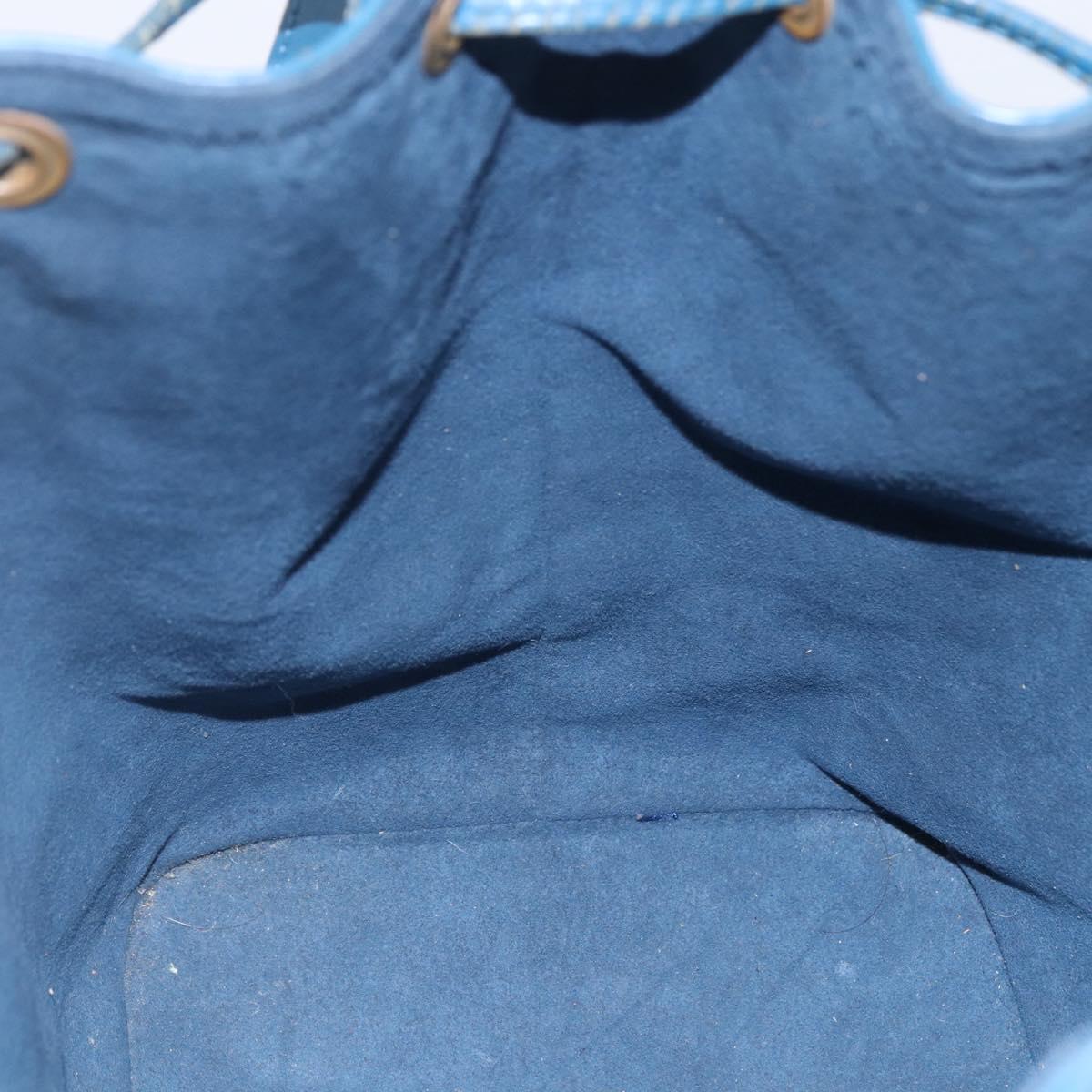 LOUIS VUITTON Epi Petit Noe Shoulder Bag Blue M44105 LV Auth 144506