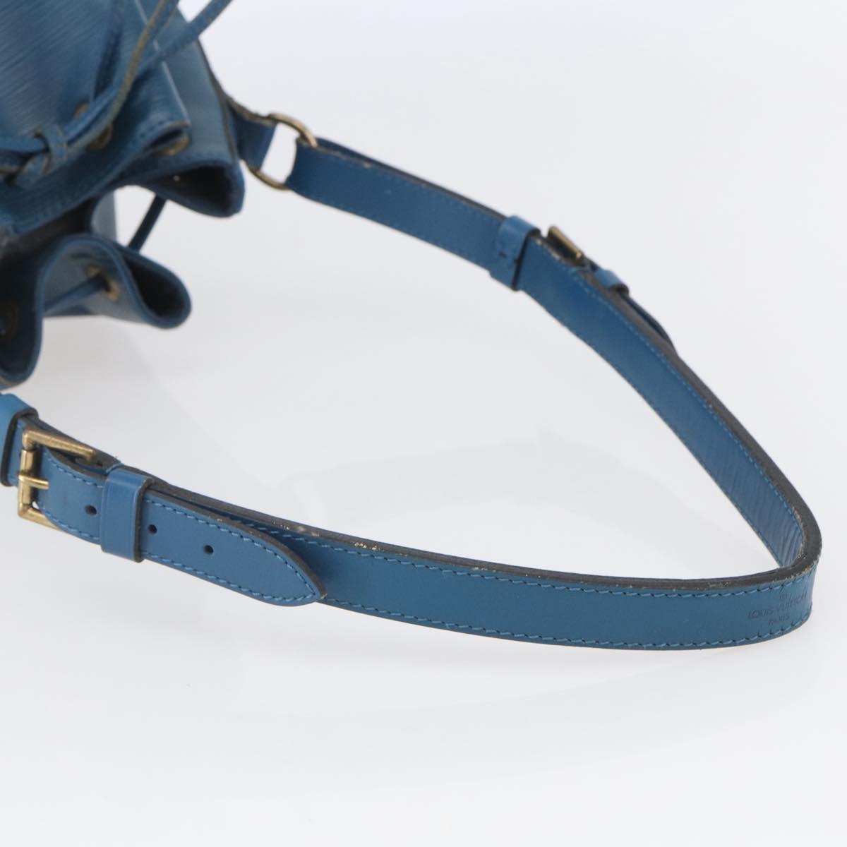 LOUIS VUITTON Epi Petit Noe Shoulder Bag Blue M44105 LV Auth 144506