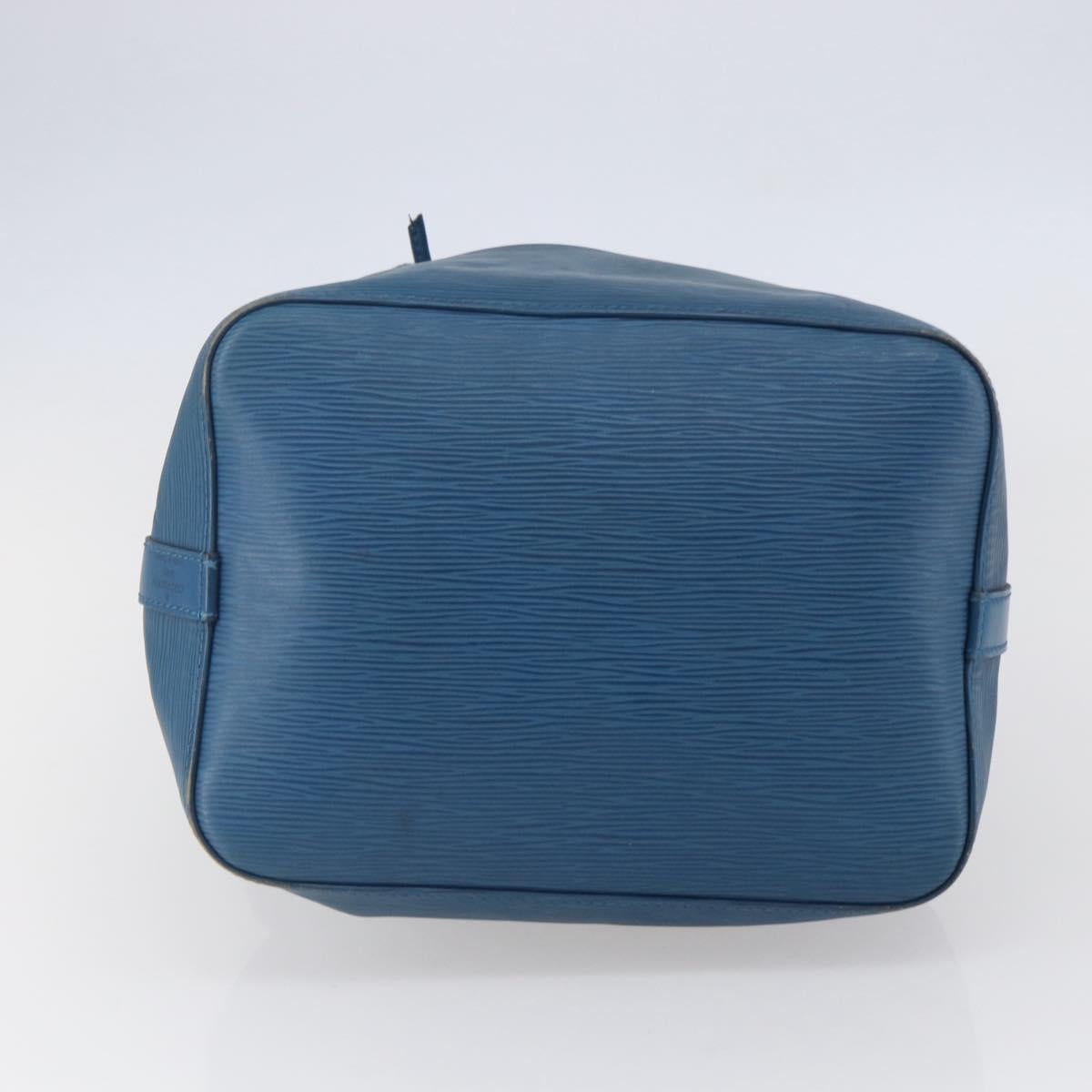 LOUIS VUITTON Epi Petit Noe Shoulder Bag Blue M44105 LV Auth 144506