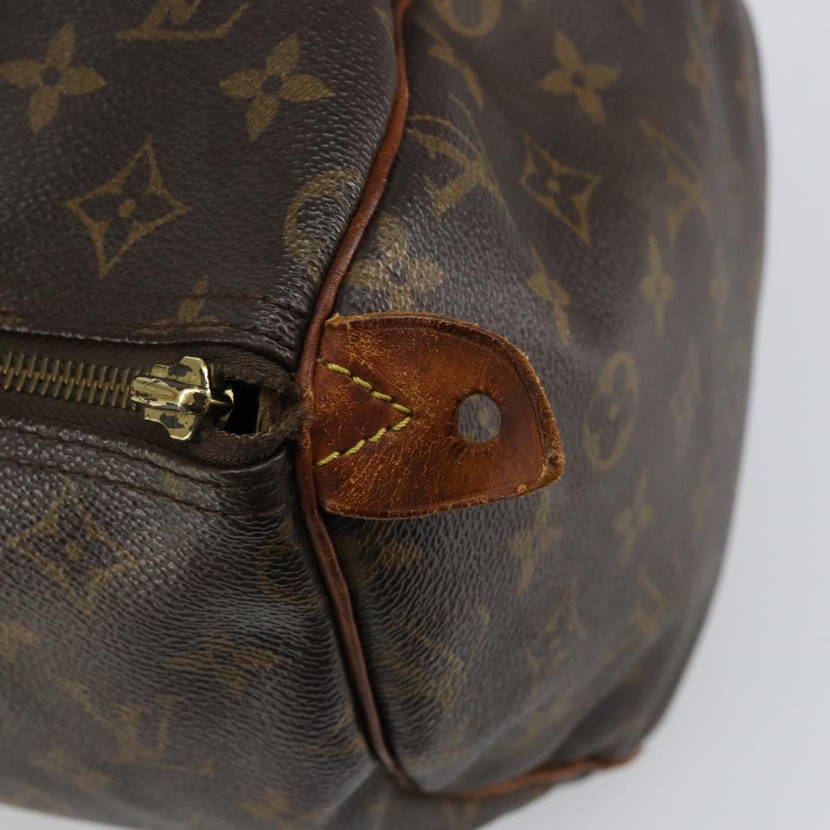 LOUIS VUITTON Monogram Speedy 30 Hand Bag M41526 LV Auth 144509