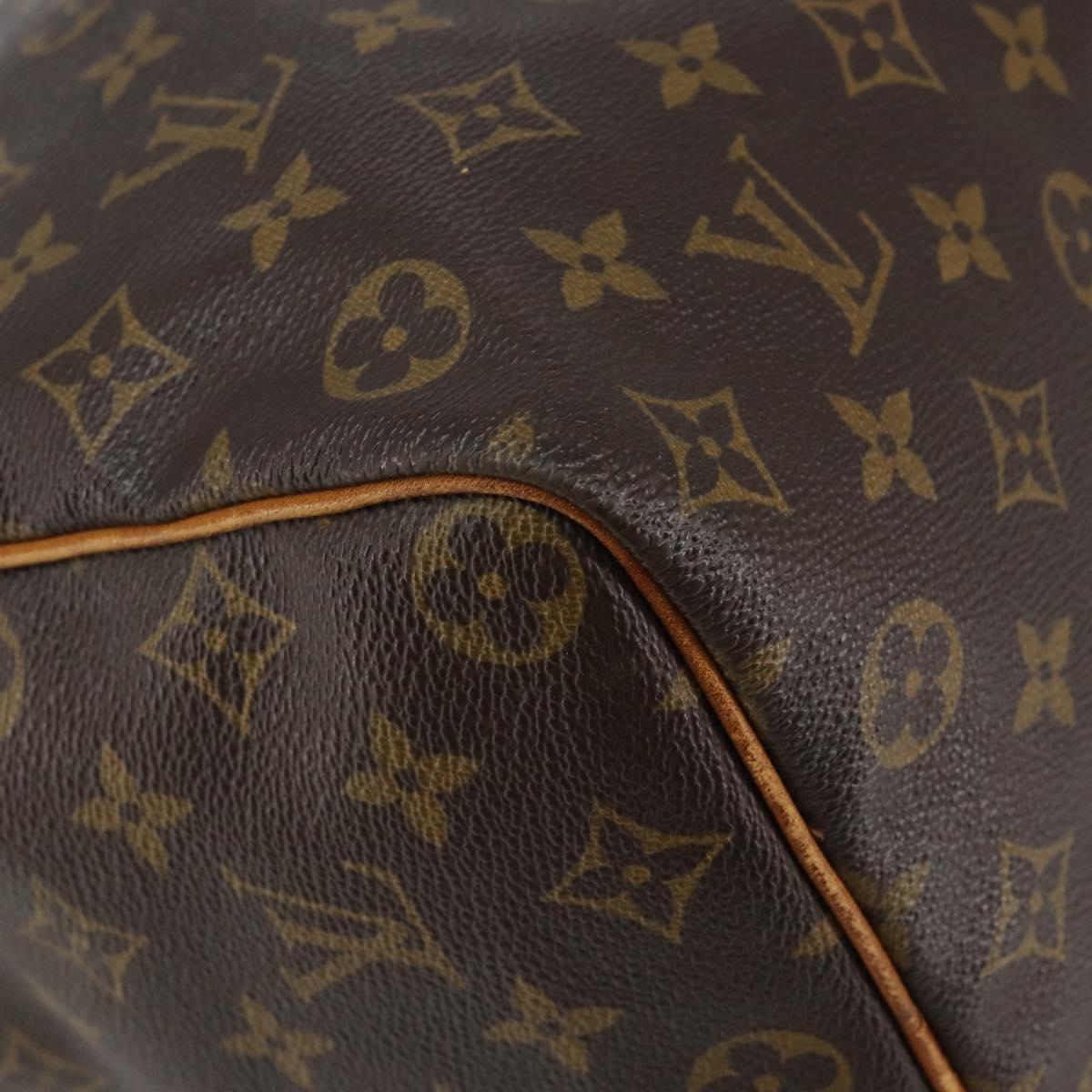 LOUIS VUITTON Monogram Speedy 35 Hand Bag M41524 LV Auth 144514
