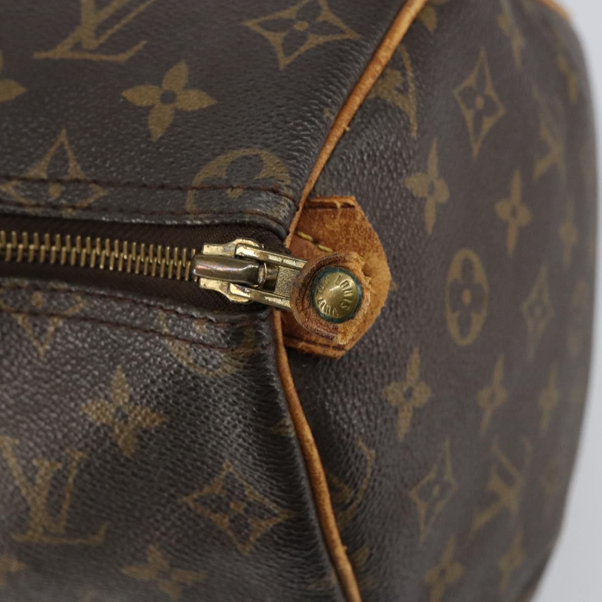 LOUIS VUITTON Monogram Speedy 35 Hand Bag M41524 LV Auth 144514