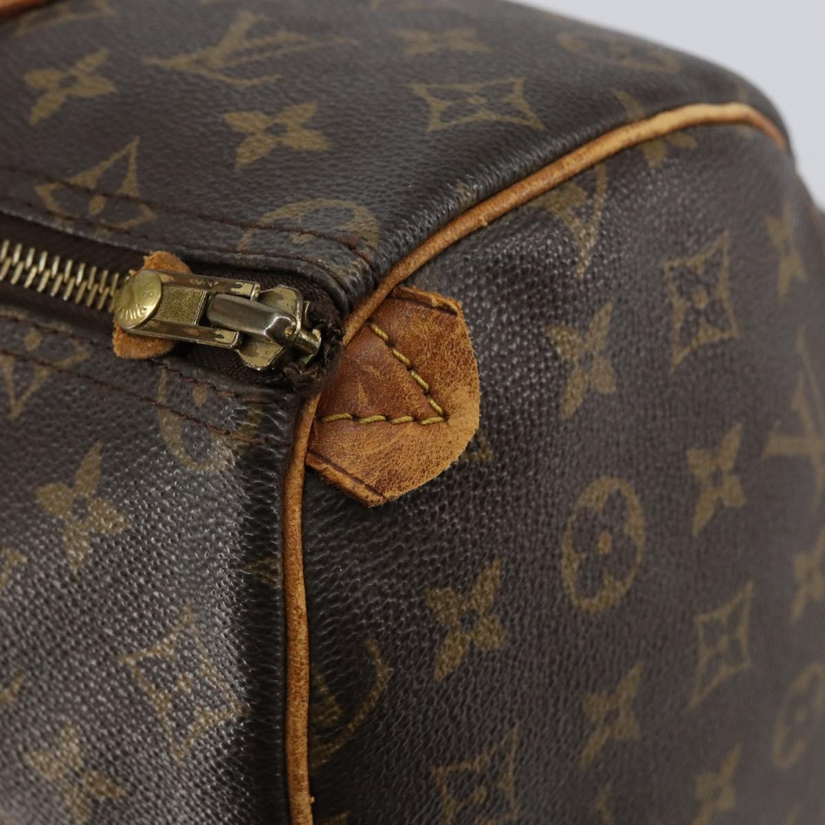 LOUIS VUITTON Monogram Speedy 35 Hand Bag M41524 LV Auth 144514