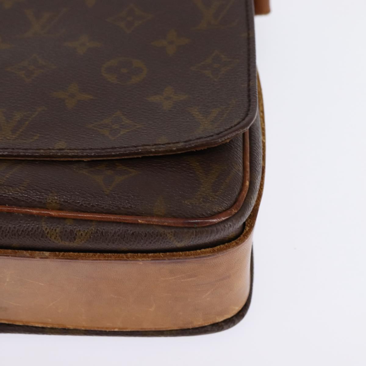 LOUIS VUITTON Monogram Cartouchiere GM Shoulder Bag Vintage M51252 Auth 144515