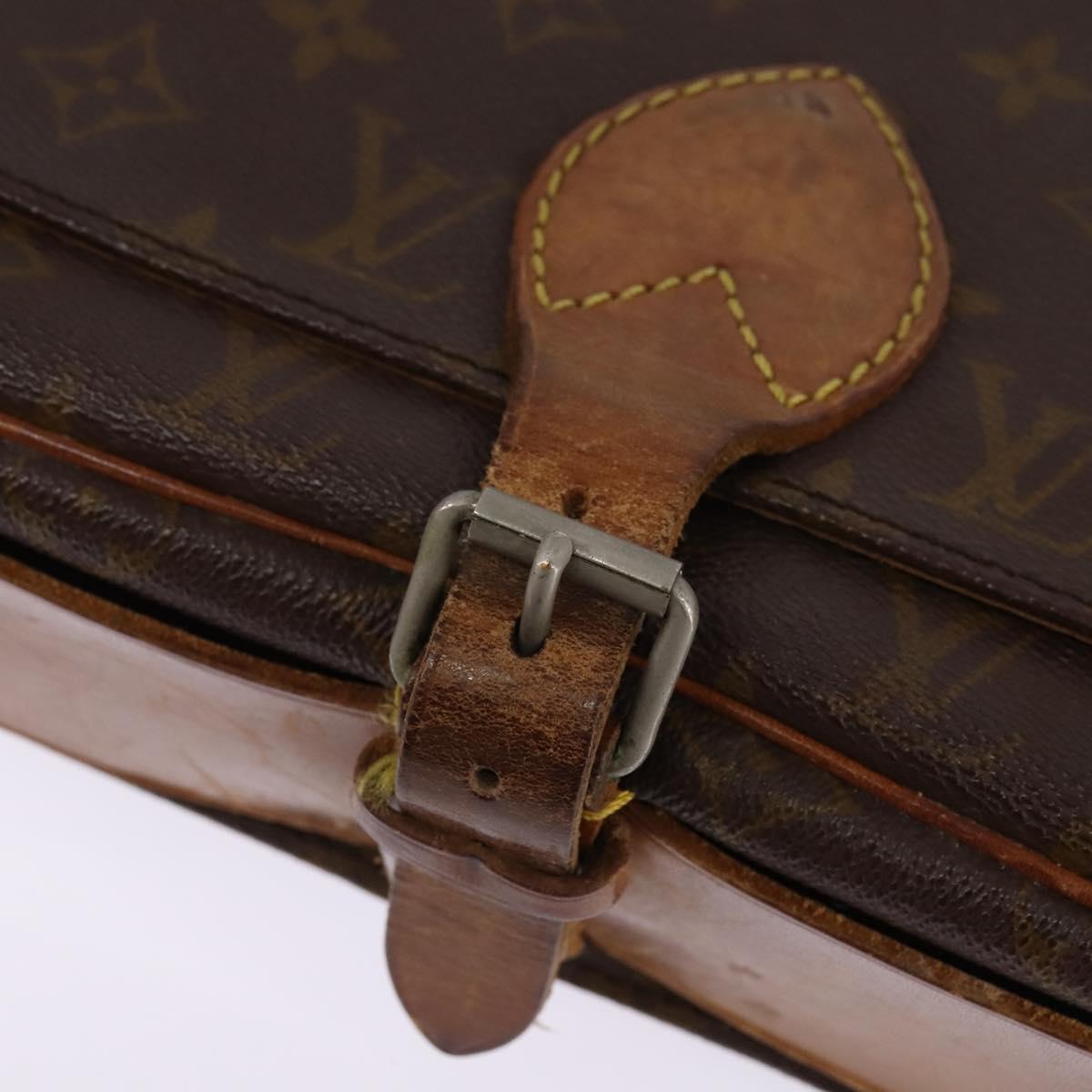 LOUIS VUITTON Monogram Cartouchiere GM Shoulder Bag Vintage M51252 Auth 144515