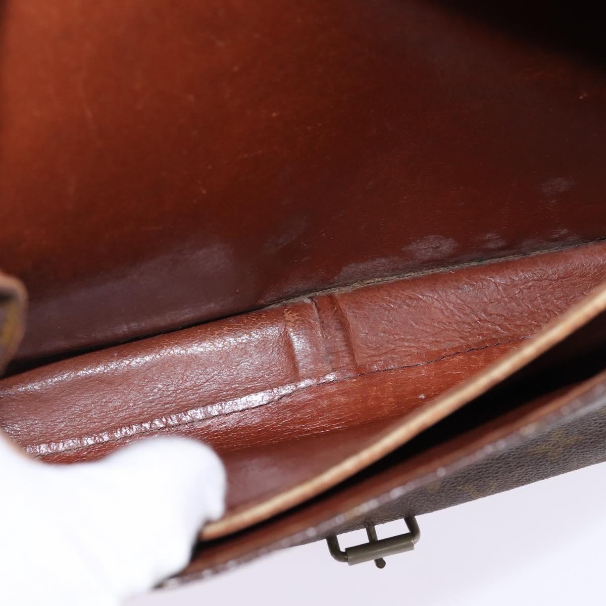 LOUIS VUITTON Monogram Cartouchiere GM Shoulder Bag Vintage M51252 Auth 144515