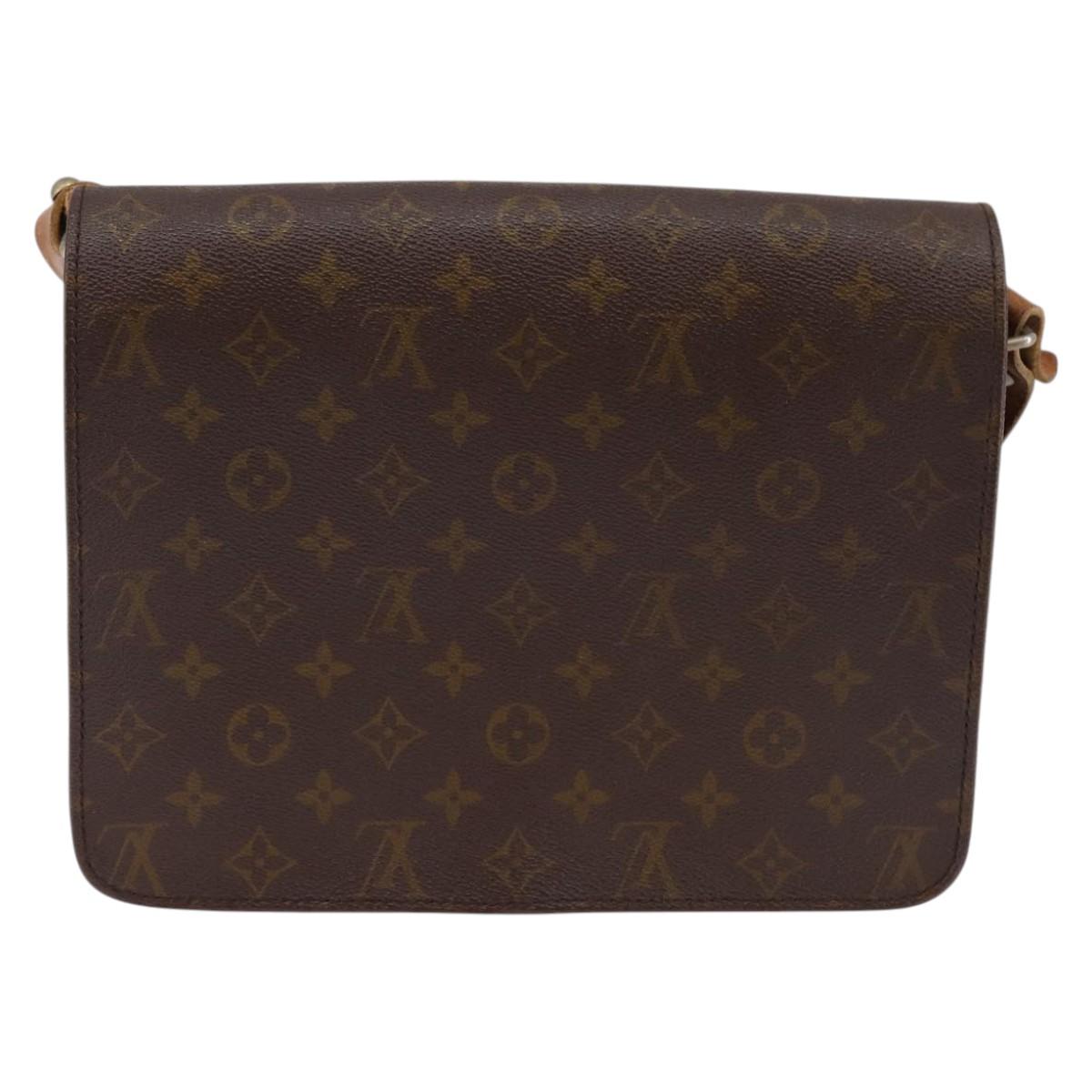 LOUIS VUITTON Monogram Cartouchiere GM Shoulder Bag Vintage M51252 Auth 144515