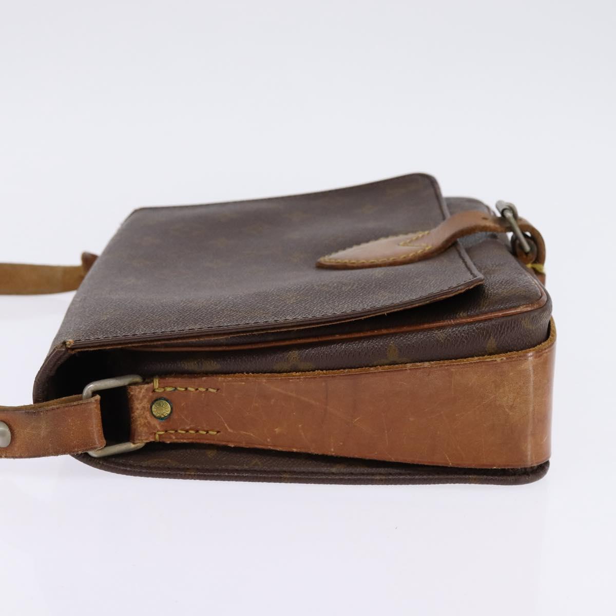 LOUIS VUITTON Monogram Cartouchiere GM Shoulder Bag Vintage M51252 Auth 144515