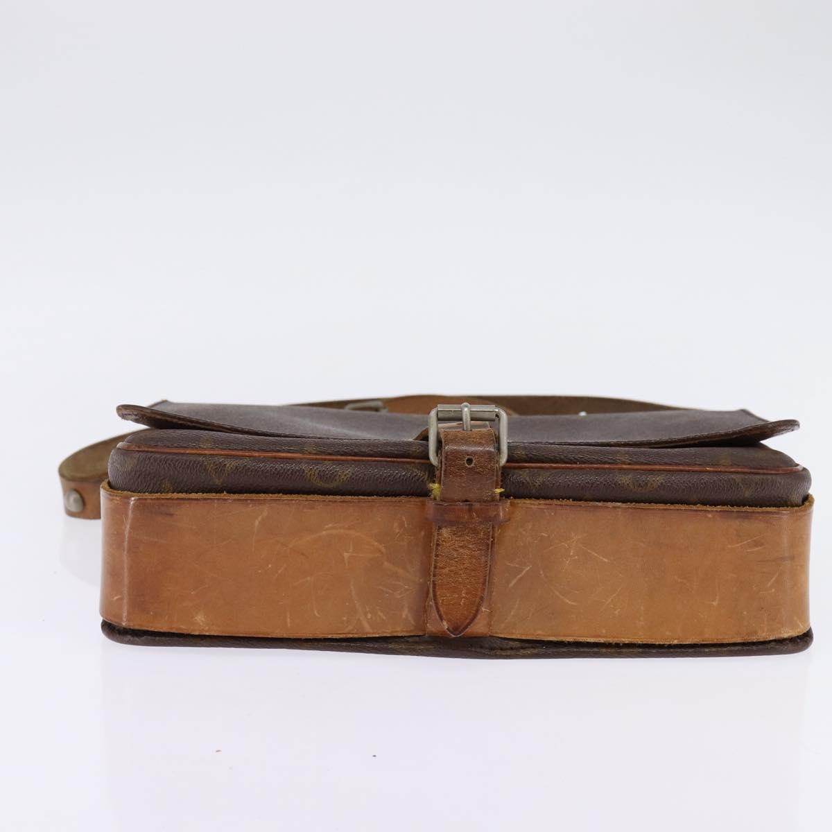 LOUIS VUITTON Monogram Cartouchiere GM Shoulder Bag Vintage M51252 Auth 144515