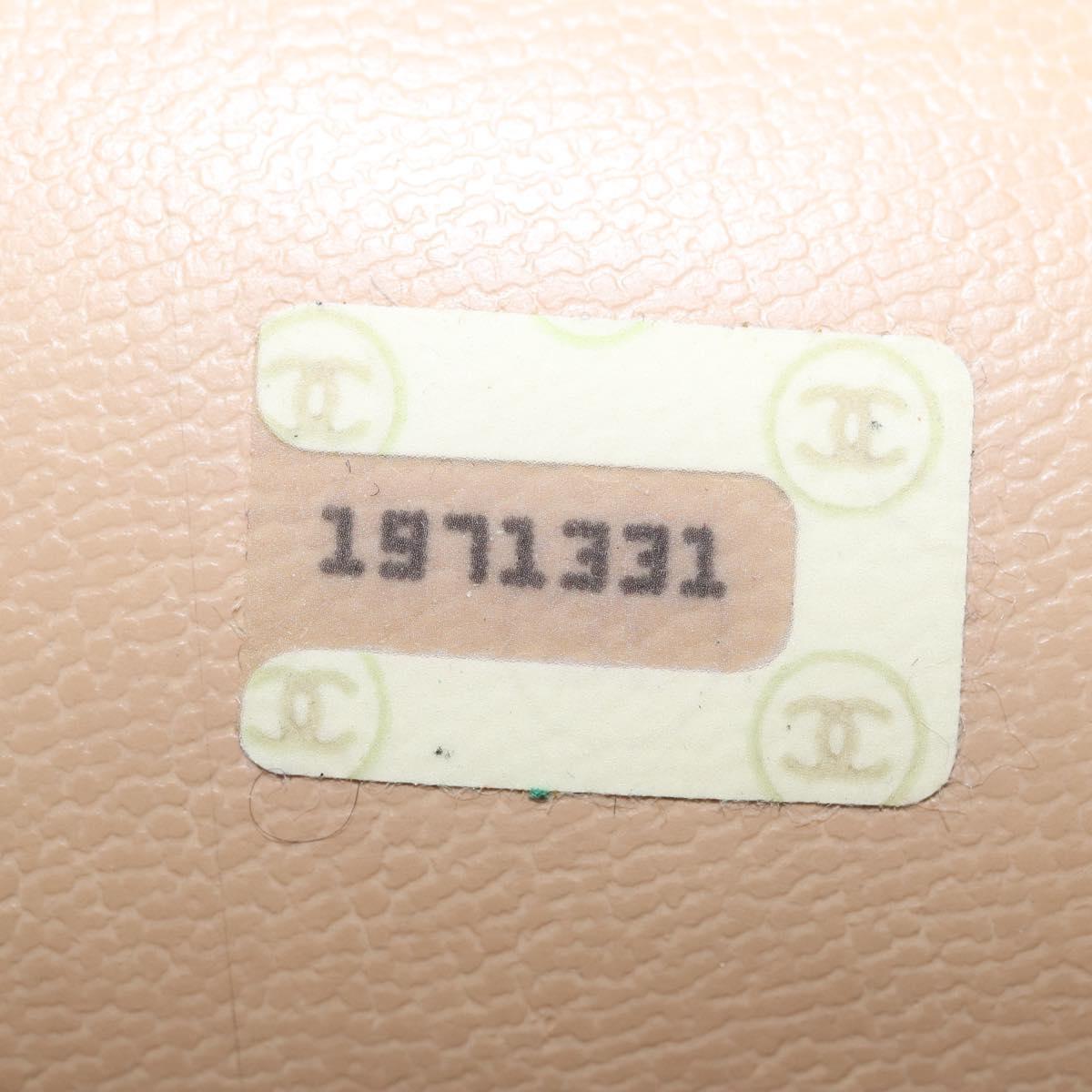 CHANEL COCO Mark Shoulder Bag Lamb Skin Turquoise Blue Gold CC Auth 144517