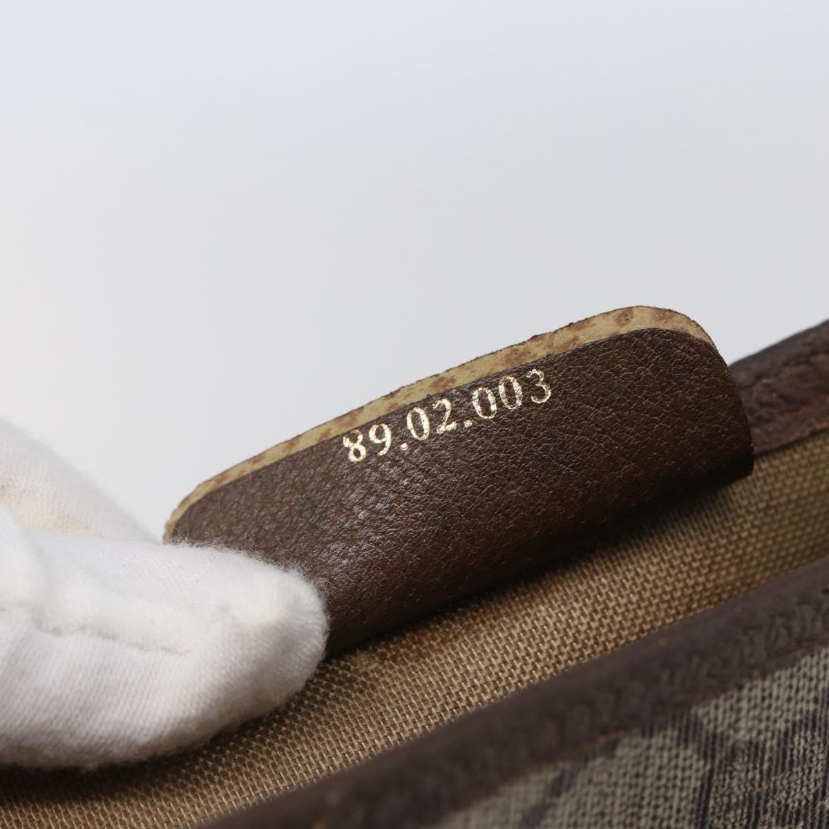 GUCCI GG Supreme Web Sherry Line Tote Bag PVC Beige Red 89 02 003 Auth 144531