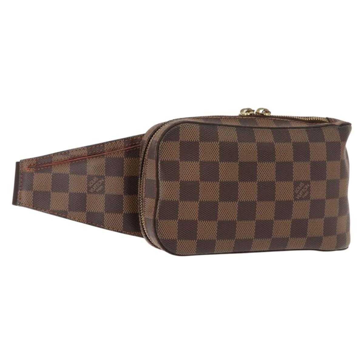 LOUIS VUITTON Damier Ebene Geronimos Shoulder Bag N51994 LV Auth 144535