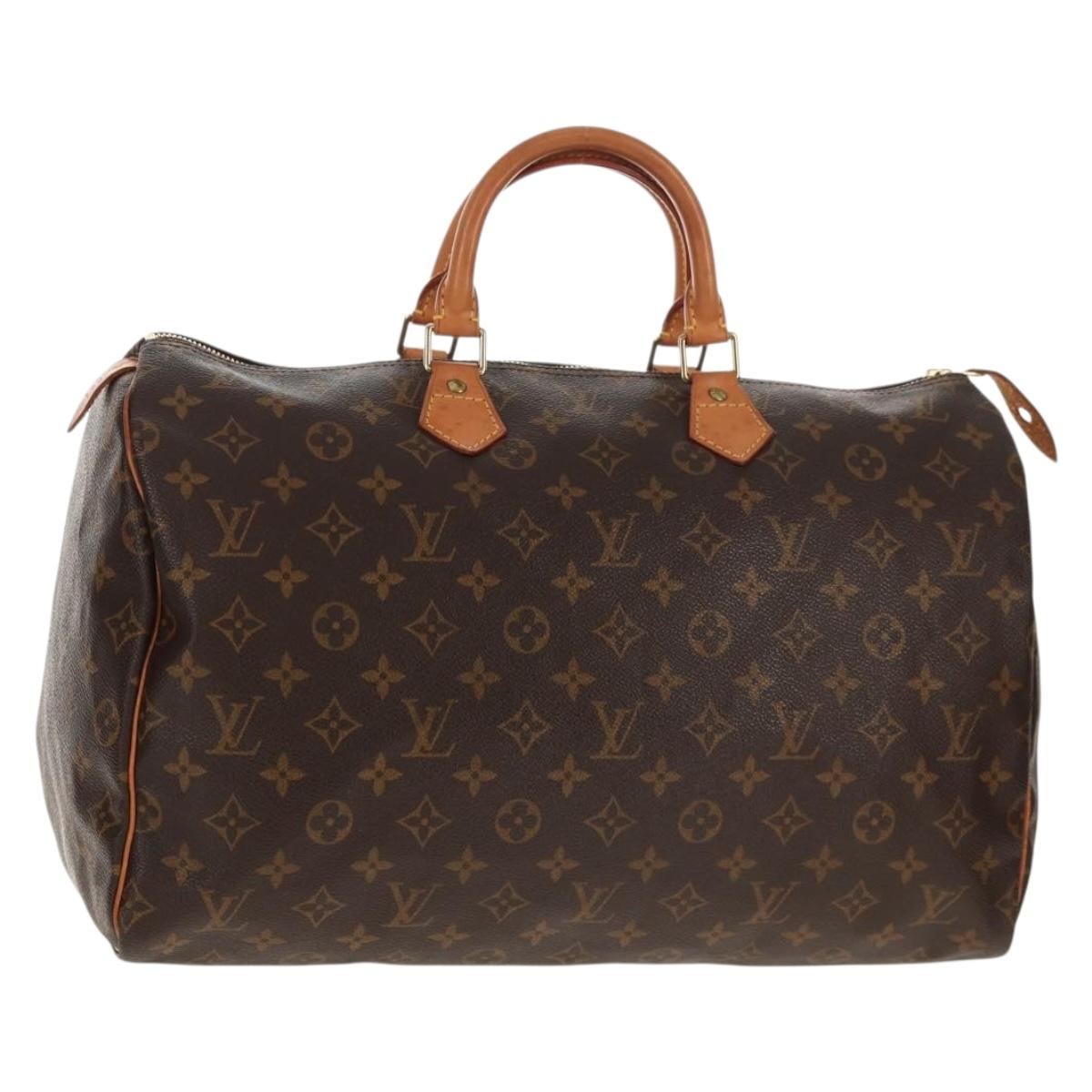 LOUIS VUITTON Monogram Speedy 40 Hand Bag M41522 LV Auth 144536V