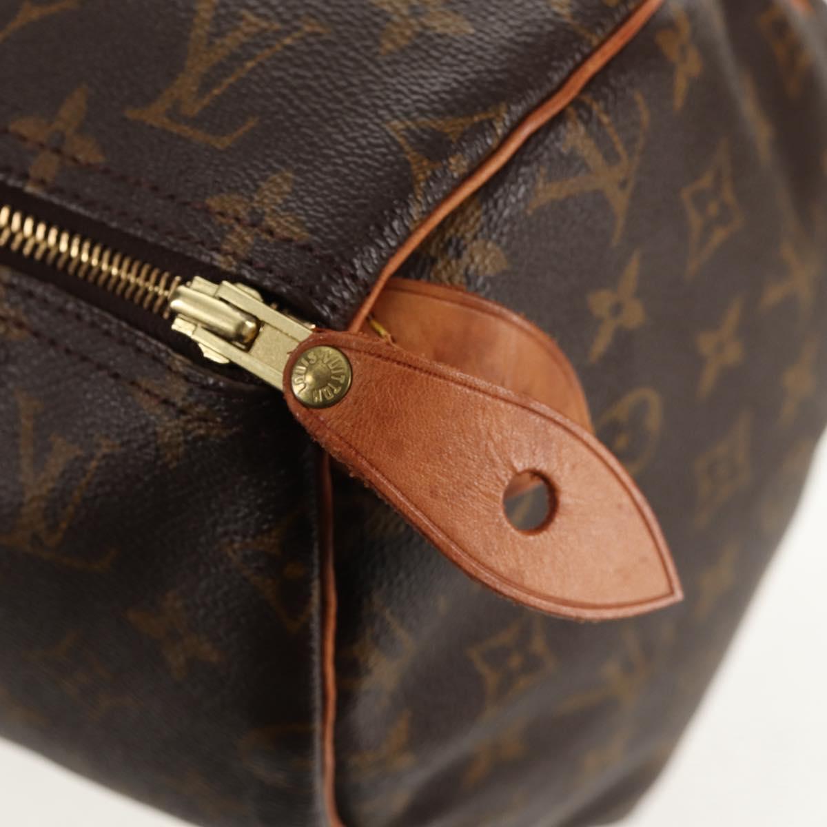 LOUIS VUITTON Monogram Speedy 40 Hand Bag M41522 LV Auth 144536V