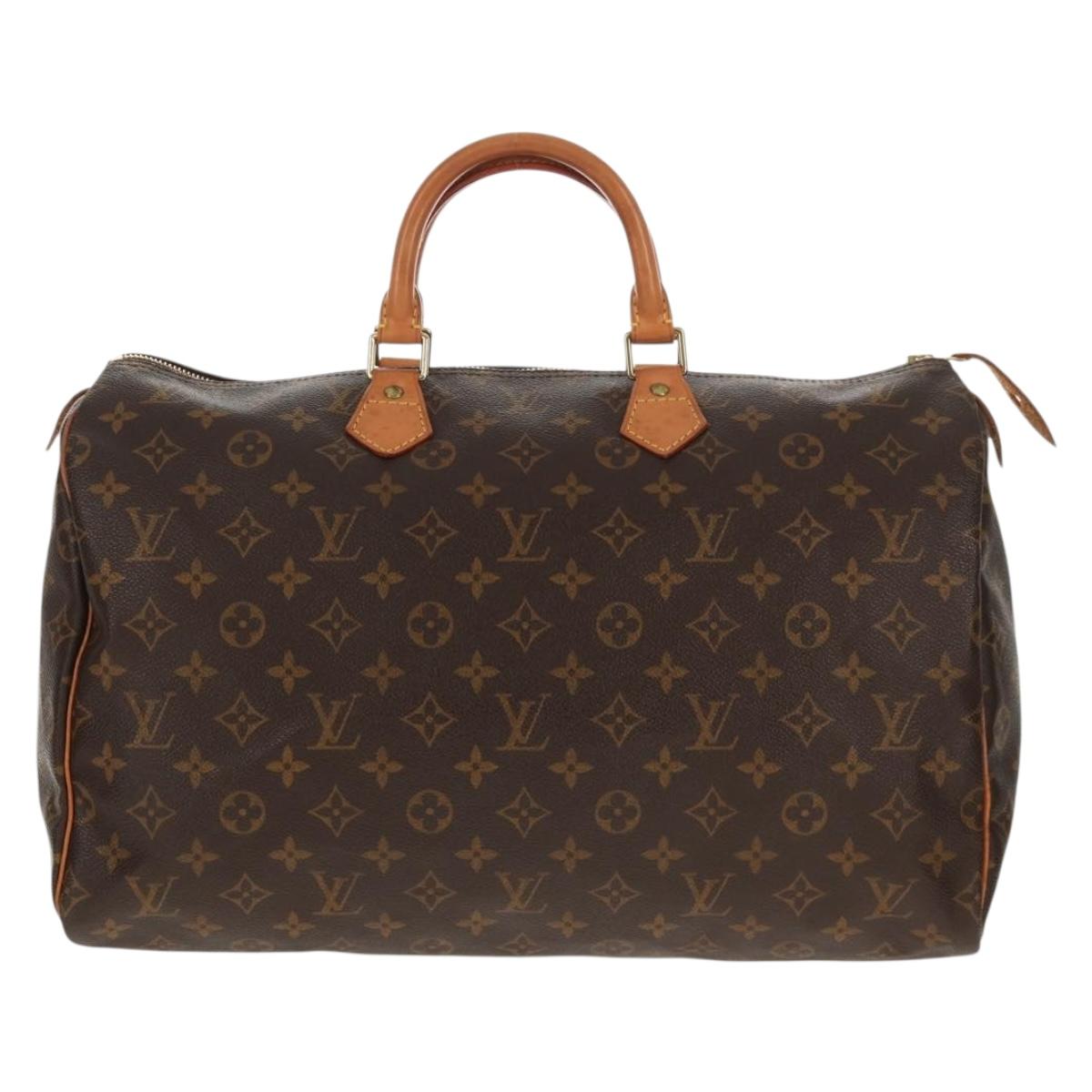 LOUIS VUITTON Monogram Speedy 40 Hand Bag M41522 LV Auth 144536V