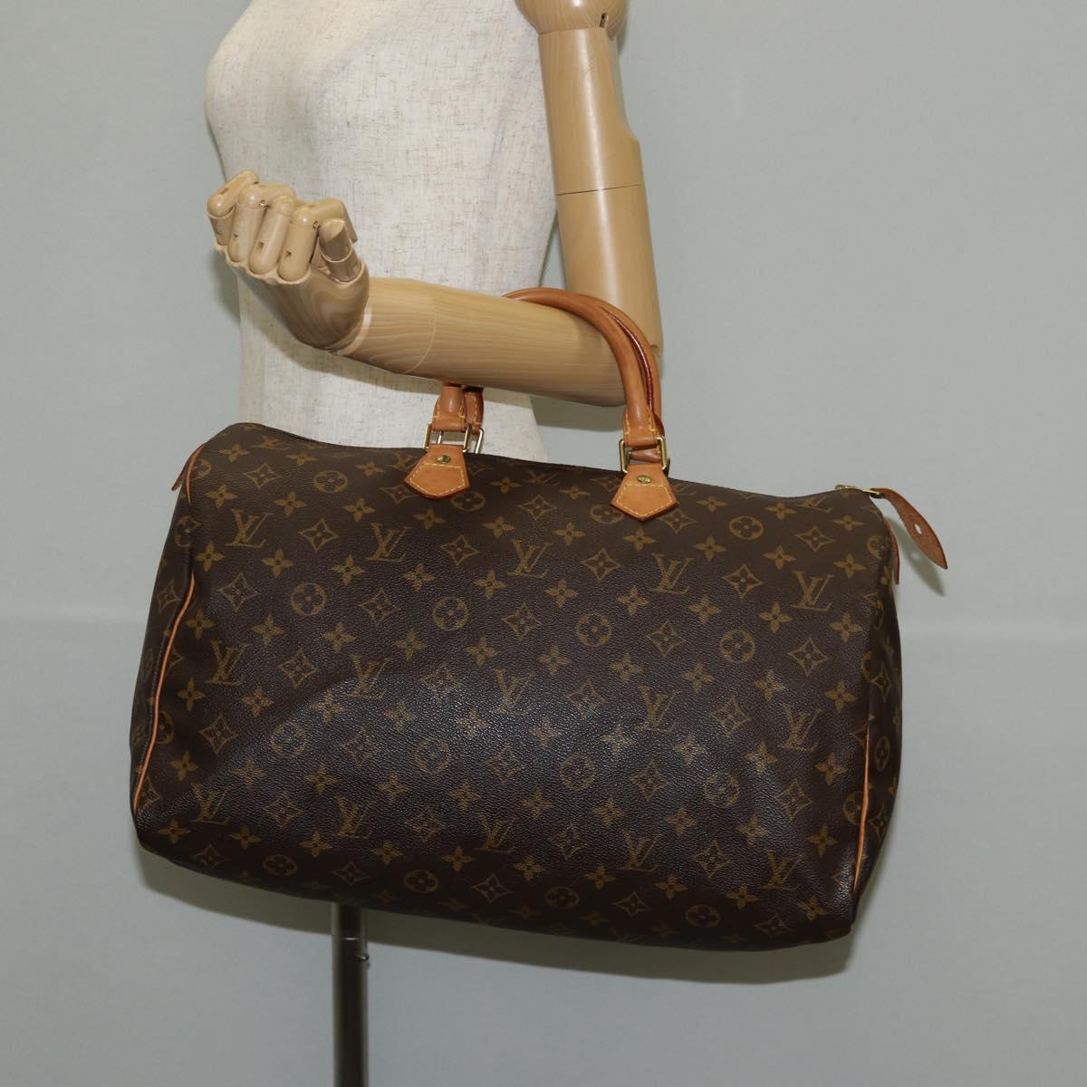 LOUIS VUITTON Monogram Speedy 40 Hand Bag M41522 LV Auth 144536V