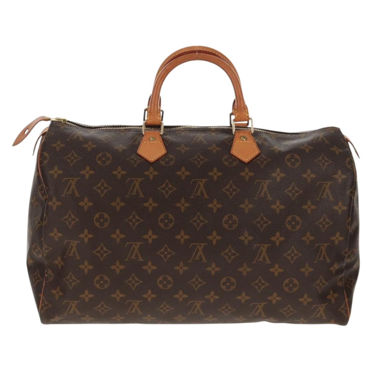 LOUIS VUITTON Monogram Speedy 40 Hand Bag M41522 LV Auth 144536V
