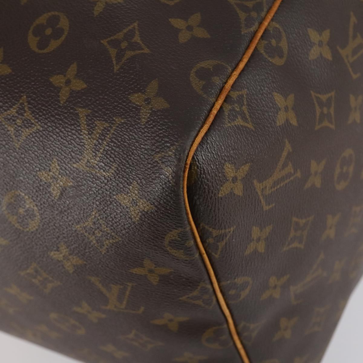 LOUIS VUITTON Monogram Keepall 55 Boston Bag M41424 LV Auth 144537