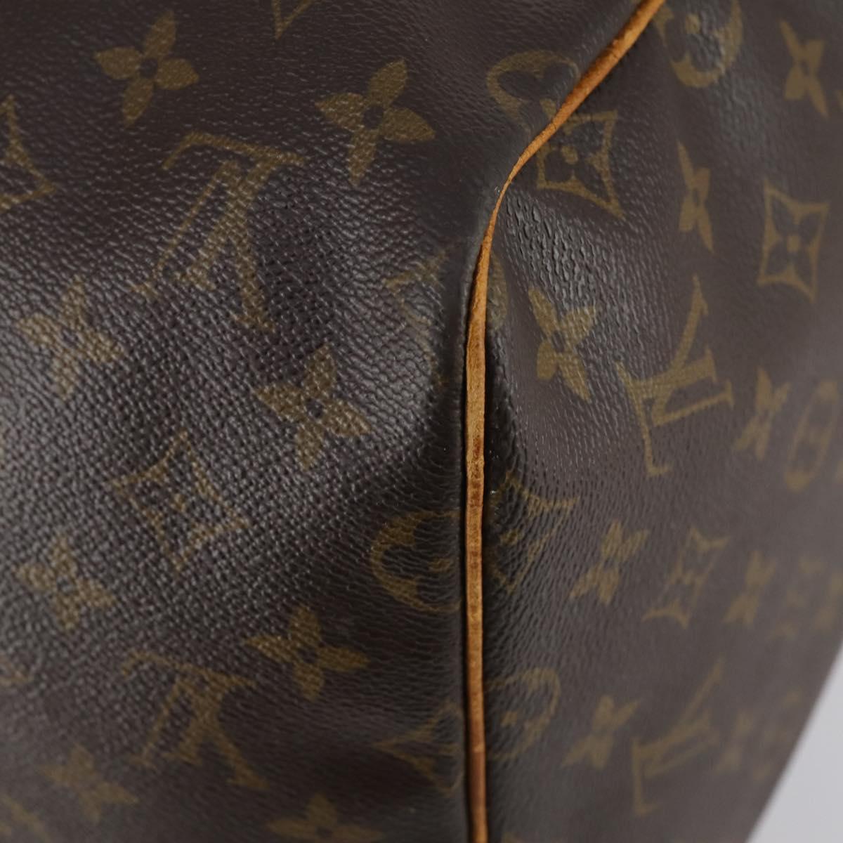 LOUIS VUITTON Monogram Keepall 55 Boston Bag M41424 LV Auth 144537