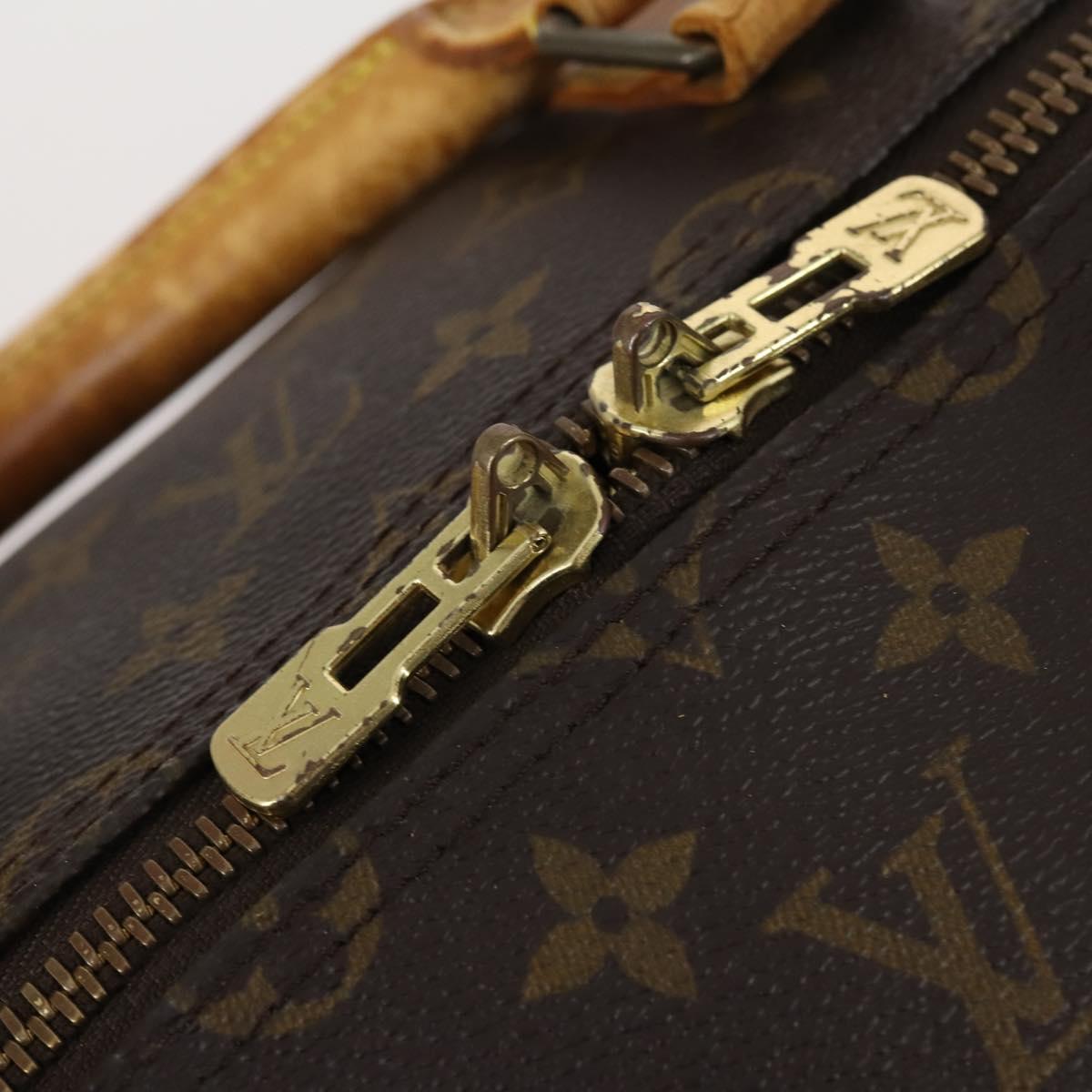 LOUIS VUITTON Monogram Keepall 55 Boston Bag M41424 LV Auth 144537