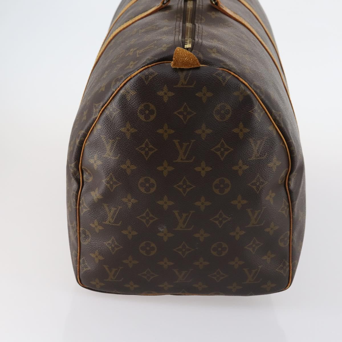 LOUIS VUITTON Monogram Keepall 55 Boston Bag M41424 LV Auth 144537