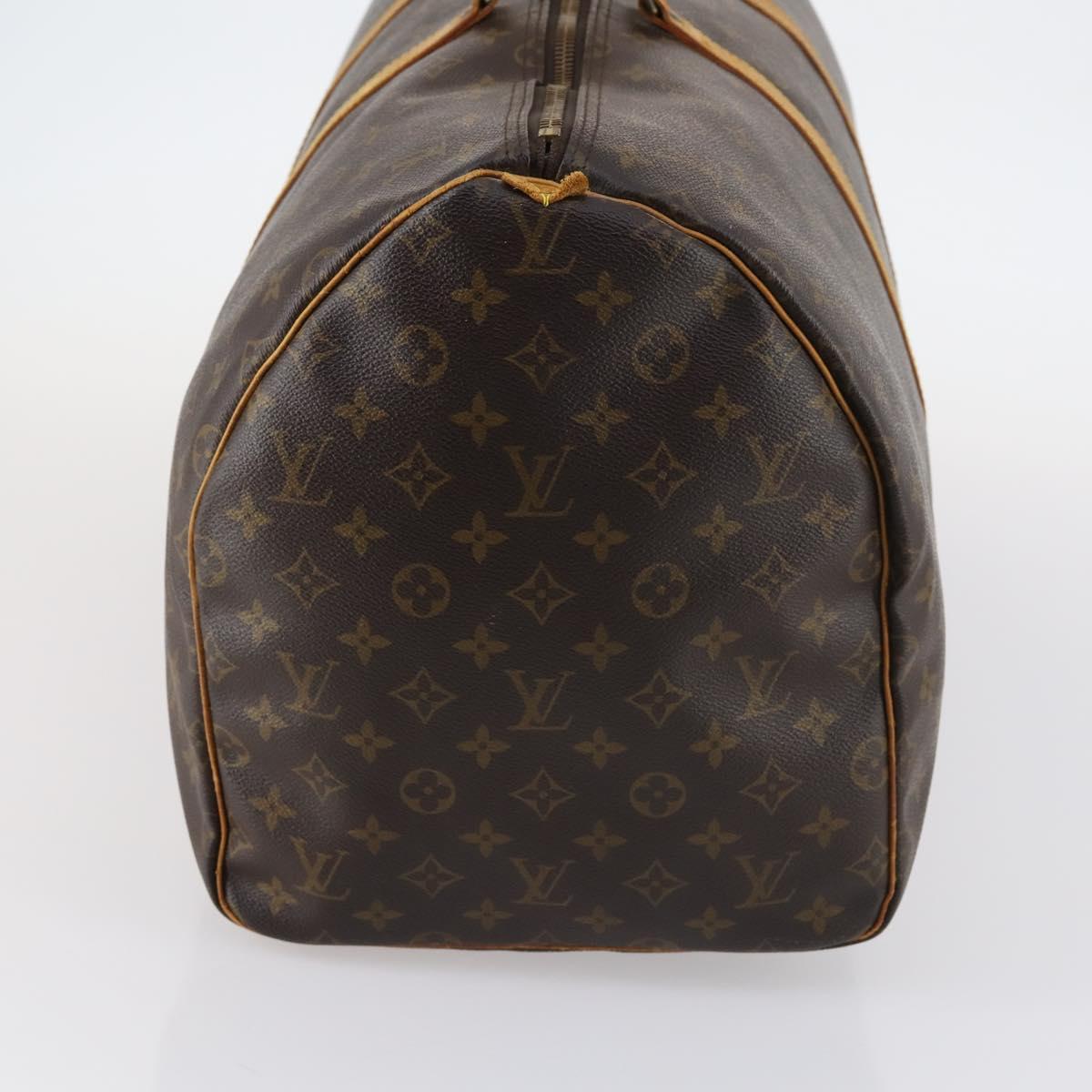 LOUIS VUITTON Monogram Keepall 55 Boston Bag M41424 LV Auth 144537
