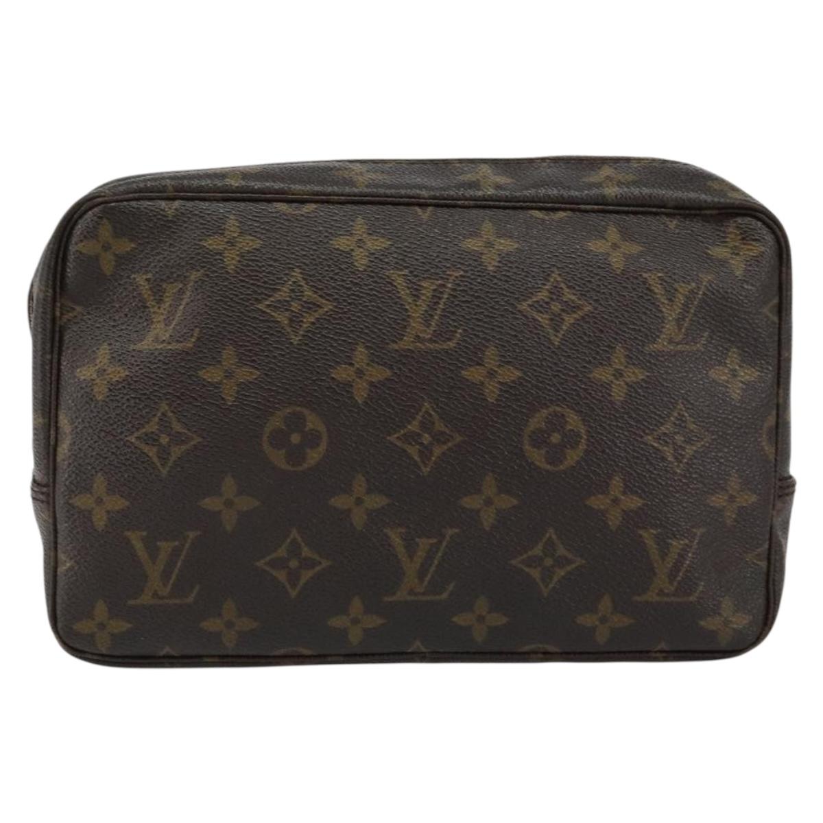LOUIS VUITTON Monogram Trousse Toilette 23 Clutch Bag M47524 LV Auth 144538