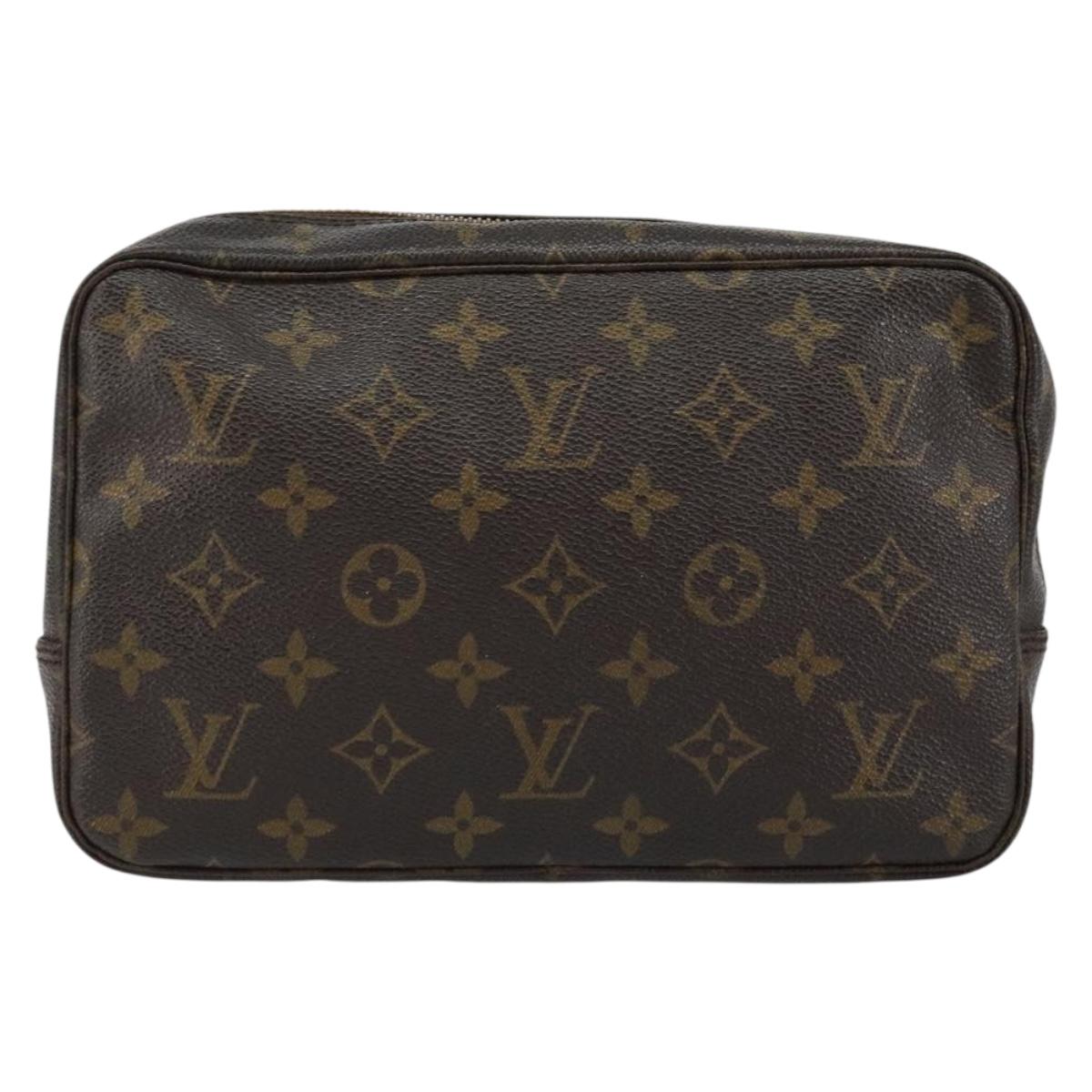 LOUIS VUITTON Monogram Trousse Toilette 23 Clutch Bag M47524 LV Auth 144538