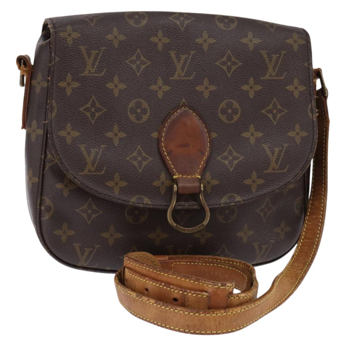 LOUIS VUITTON Monogram Saint Cloud GM Shoulder Bag M51242 LV Auth 144541