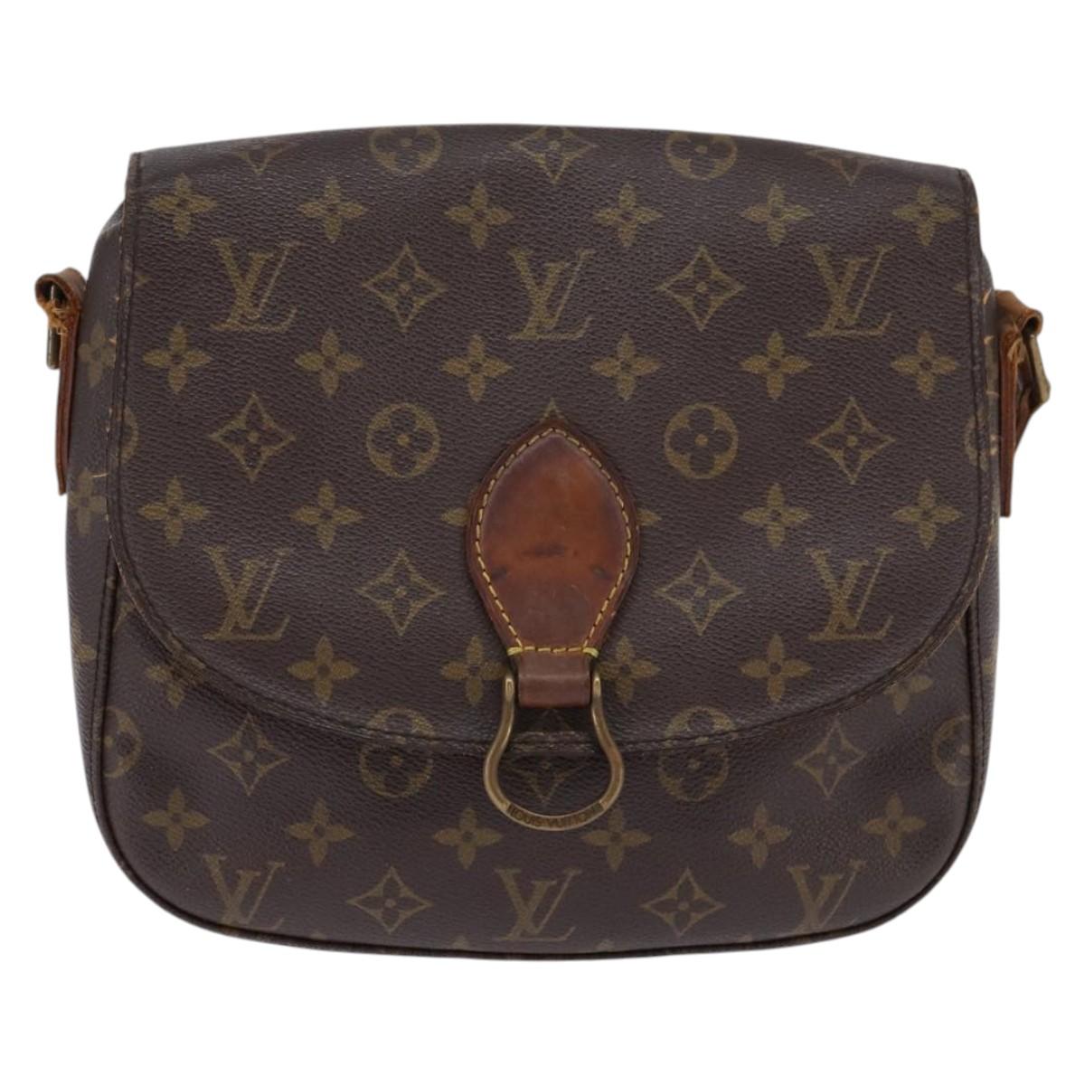 LOUIS VUITTON Monogram Saint Cloud GM Shoulder Bag M51242 LV Auth 144541