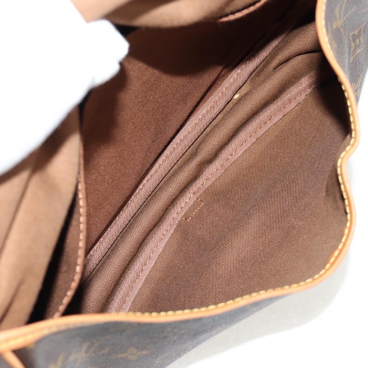 LOUIS VUITTON Monogram Saumur 30 Shoulder Bag M42256 LV Auth 144542A