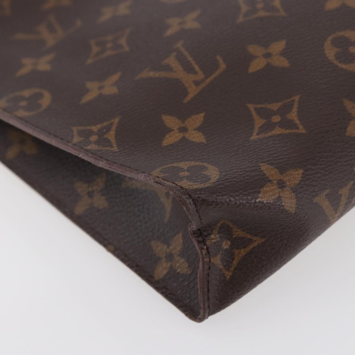 LOUIS VUITTON Monogram Poche Toilette 26 Pouch M47542 LV Auth 144548