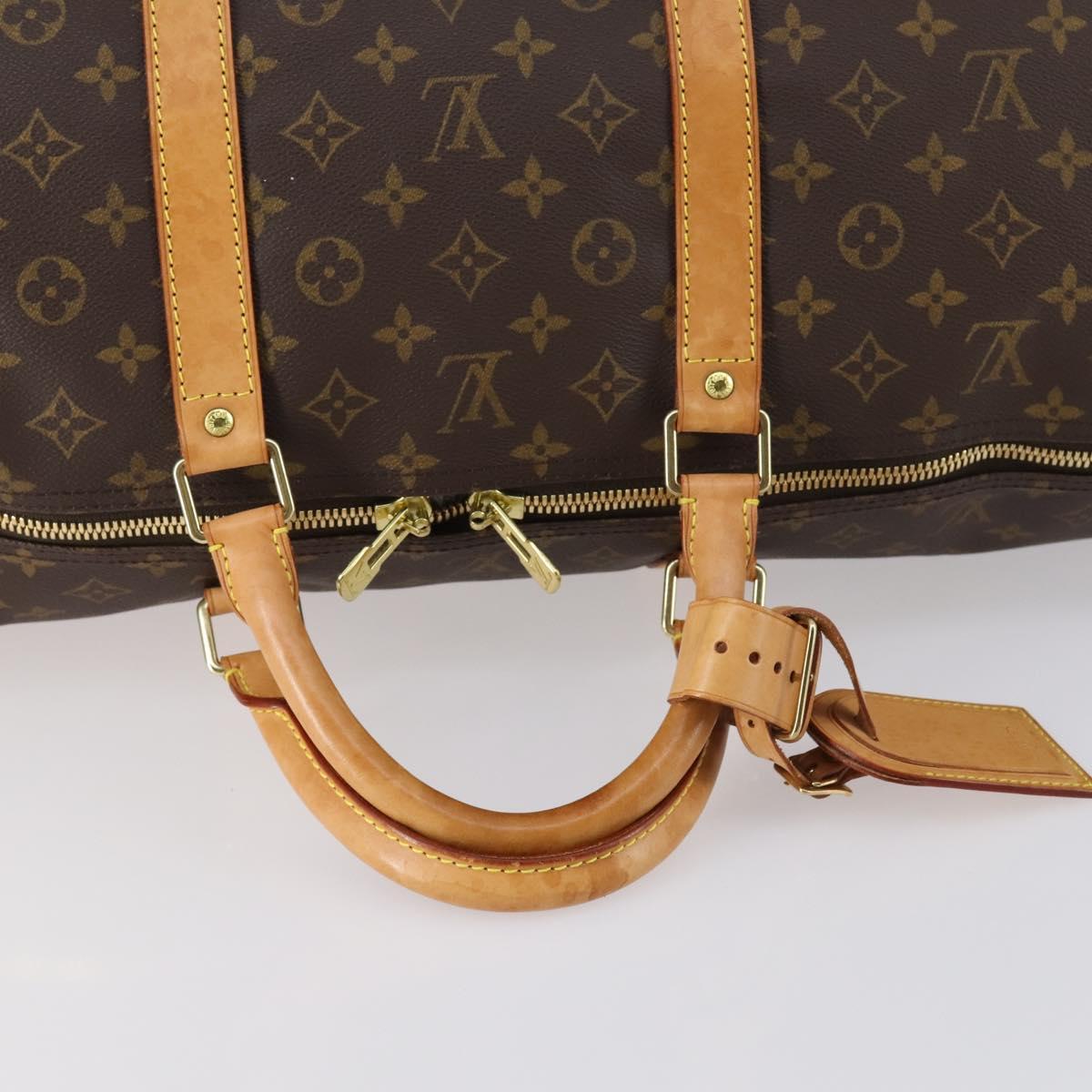 LOUIS VUITTON Monogram Keepall 60 Boston Bag M41422 LV Auth 144554