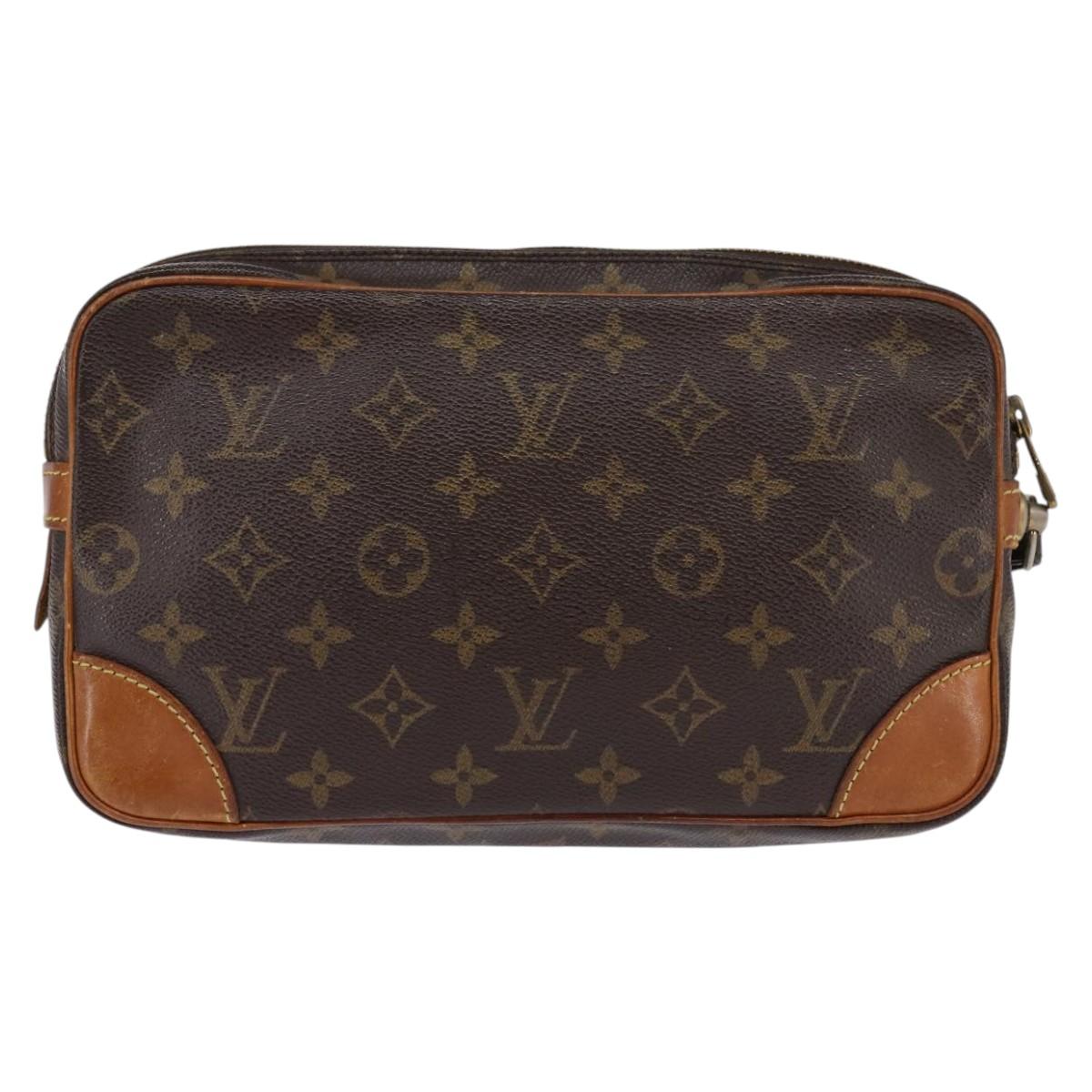 LOUIS VUITTON Monogram Marly Dragonne GM Clutch Bag M51825 LV Auth 144555