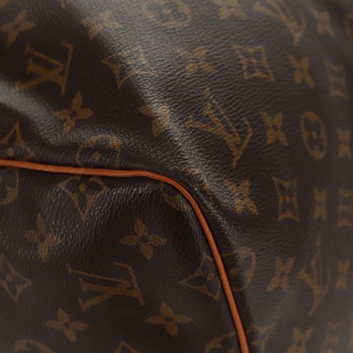 LOUIS VUITTON Monogram Keepall 55 Boston Bag M41424 LV Auth 144559V