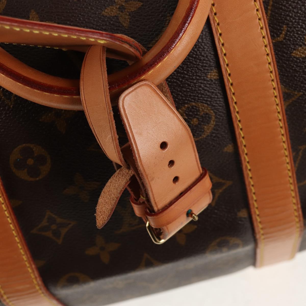 LOUIS VUITTON Monogram Keepall 55 Boston Bag M41424 LV Auth 144559V