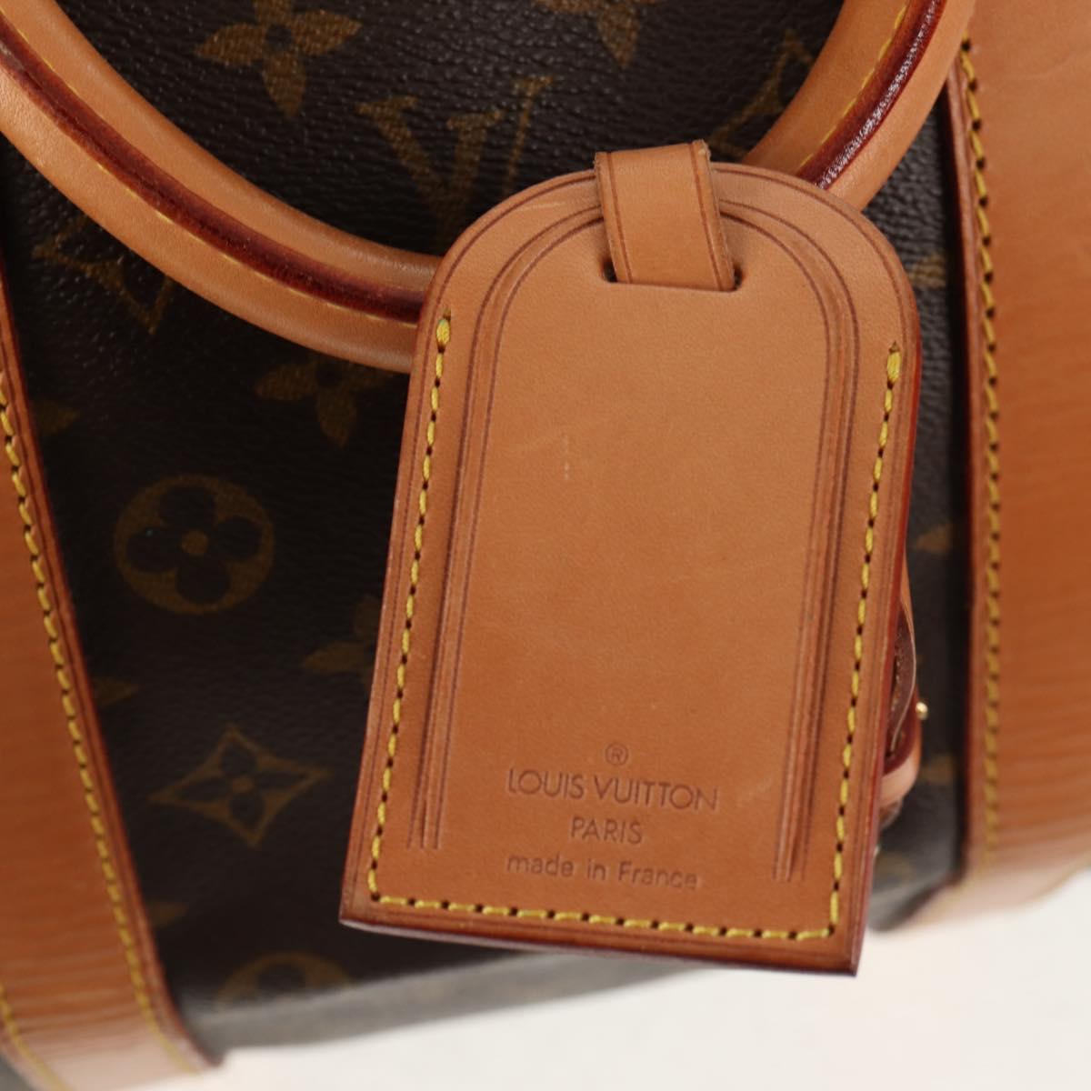 LOUIS VUITTON Monogram Keepall 55 Boston Bag M41424 LV Auth 144559V