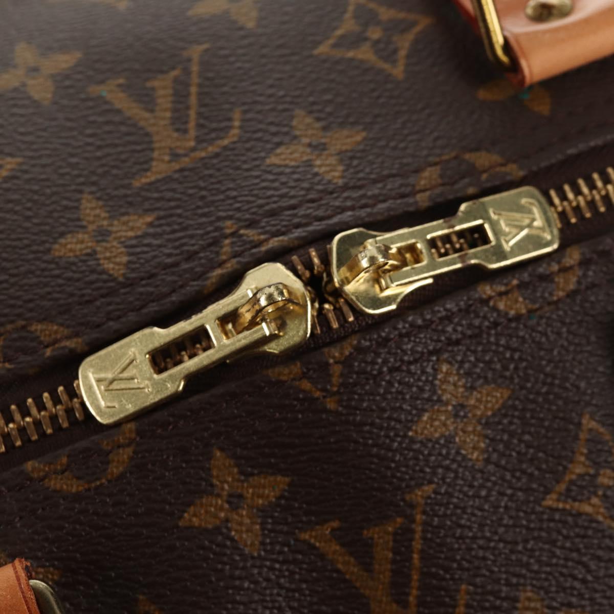 LOUIS VUITTON Monogram Keepall 55 Boston Bag M41424 LV Auth 144559V