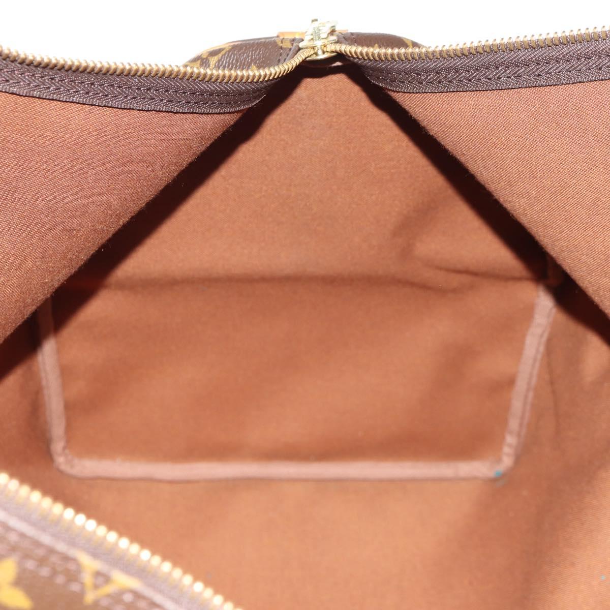 LOUIS VUITTON Monogram Keepall 55 Boston Bag M41424 LV Auth 144559V