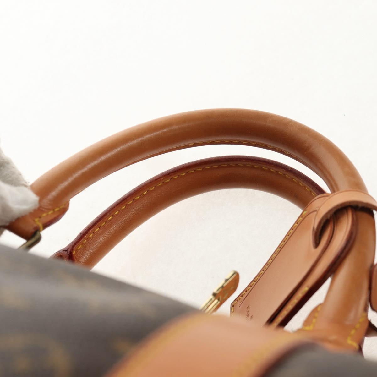 LOUIS VUITTON Monogram Keepall 55 Boston Bag M41424 LV Auth 144559V