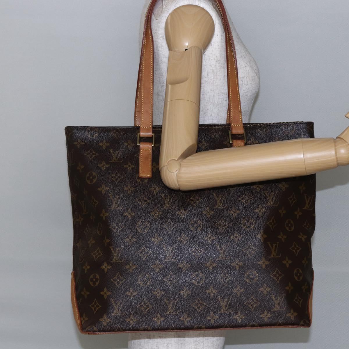 LOUIS VUITTON Monogram Cabas Mezzo Tote Bag M51151 LV Auth 144560