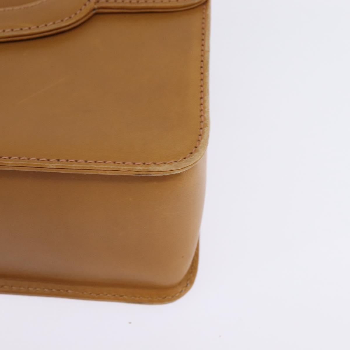 GUCCI Bamboo Hand Bag Leather Brown Gold 000 113 0231 Auth 144565