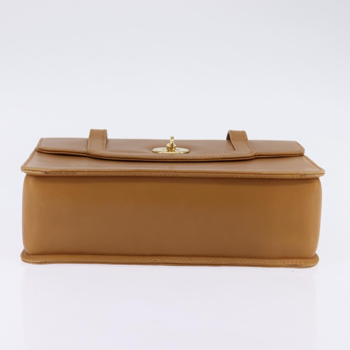 GUCCI Bamboo Hand Bag Leather Brown Gold 000 113 0231 Auth 144565