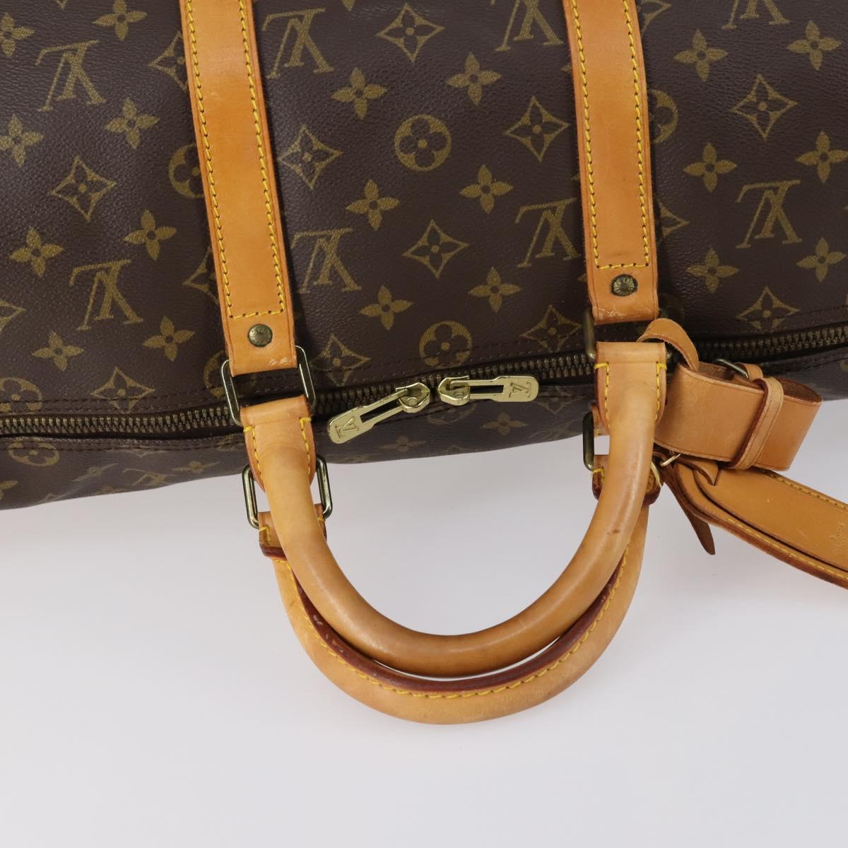 LOUIS VUITTON Monogram Keepall 50 Boston Bag M41426 LV Auth 144568