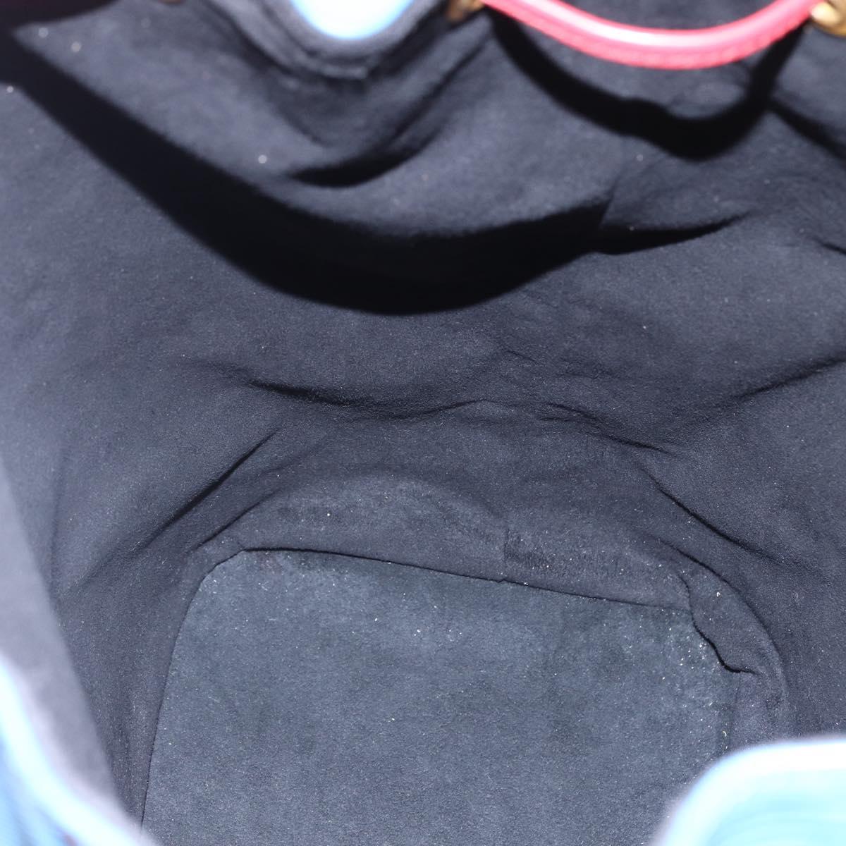 LOUIS VUITTON Epi Tricolor Noe Shoulder Bag Blue Red Green M44082 LV Auth 144570